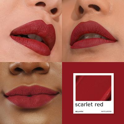 Bellavita Kiss-Proof Liquid Lipstick Scarlet Red 4.5 ml - Liquid Lipsticks