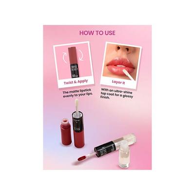 Swiss Beauty Duo Lipstick-Hot Chocolate 10 ml - Lipsticks