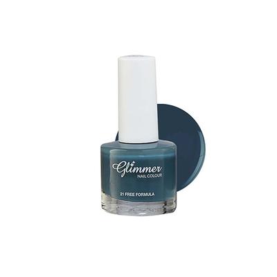 Glimmer Nail Enamel Dark Grey Green 8 ml - Nail Polish
