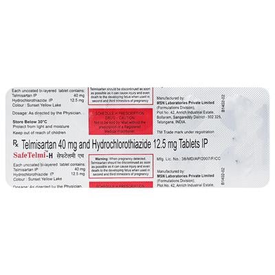 Safetelmi H Tablet 10'S - Hypertension-Ang