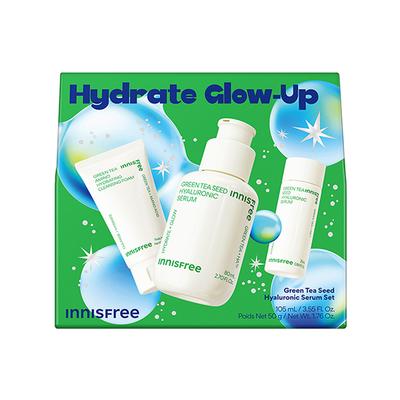 Innisfree Hydrate Glow-Up Set Korean Routine for Deep Hydration & Glass Skin 155 ml - Makeup Kits & Sets