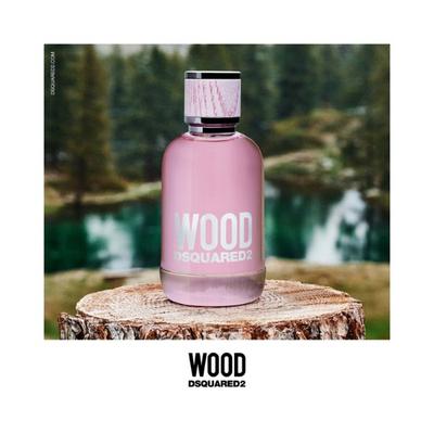 DSQUARED2 Wood D2 Pour Femme Eau De Toilette Natural Spray 100 ml - Women Perfumes (Edt/Edp)