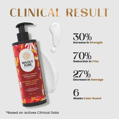 Wildly Pure Evolve Hair Fall Control Shampoo Damage Control 12 Oils Pro Vitamin B5 Toxin 20 300 ml - Shampoos