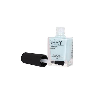 Sery Color Flirt Nail Paint, Pastel Shimmer Nail Polish, Sky Breeze 10 ml - Nail Polish