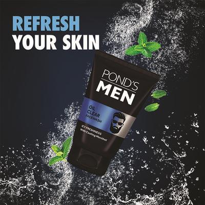 Pond's Men Oil Clear Facewash 50 gm - Face Moisturizers