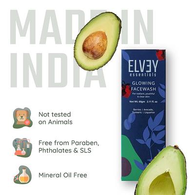 Elvey Essentials Glowing Face wash 60 gm - Face Washes