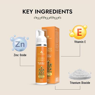 Avimee Herbal Soorya Kawach Sunscreen 50 ml - Body Sunscreen