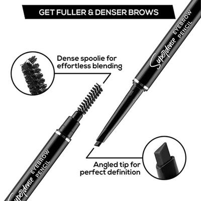 Renee Superdense Eyebrow Pencil - Black 0.4 gm - Eyebrow Pencils & Enhancers