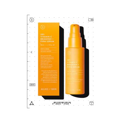 Allies Of Skin 20% Vitamin C Brighten+ Firm Serum 30 ml - Toners