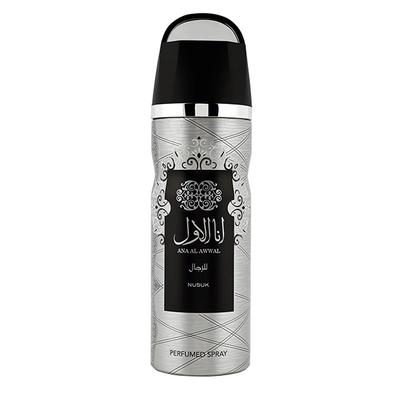 NUSUK Ana Al Awwal Deodorant For Men, Perfumed Body Spray 200 ml - Men Deodorants/Roll-Ons