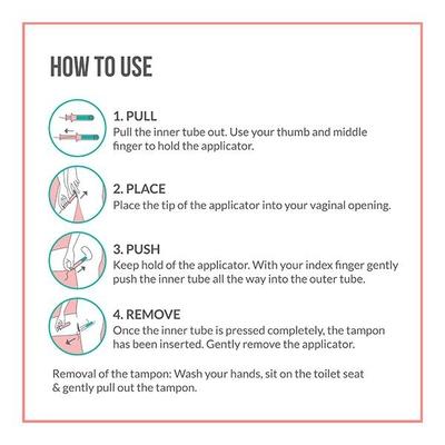 Sirona Premium Applicator Tampons - (Super Plus Heavy Flow) 16's - Tampons