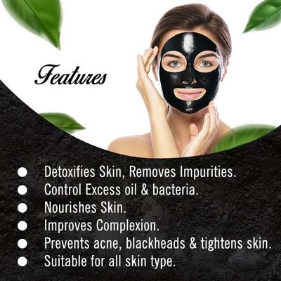 Keya Seth Aromatherapy Charcoal Peel Off Mask Vitamin C & Rose Extract 50ml - Face Packs