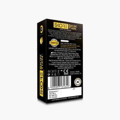 Skore Condoms - Skinthin 10's - Plain/Flavoured Condoms