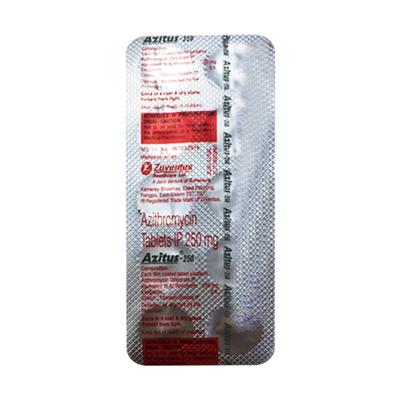 AZITUS 250 Tablet 10's - Bacterial Infections-Mac