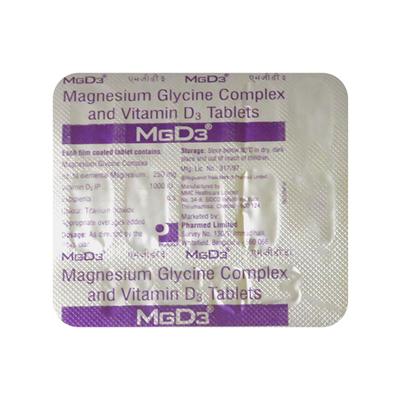 Mgd3 250mg Tablet 10'S - Supplements-Vam