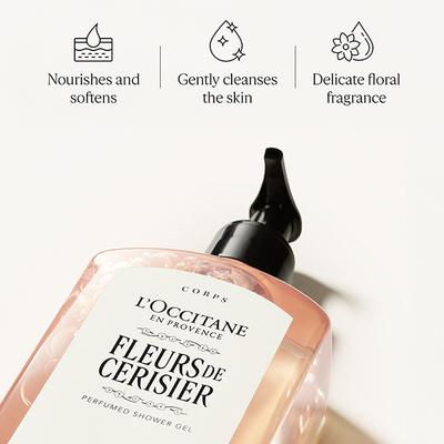 L'Occitane Cherry Shower Gel 500 ml - Shower Gels & Body Wash