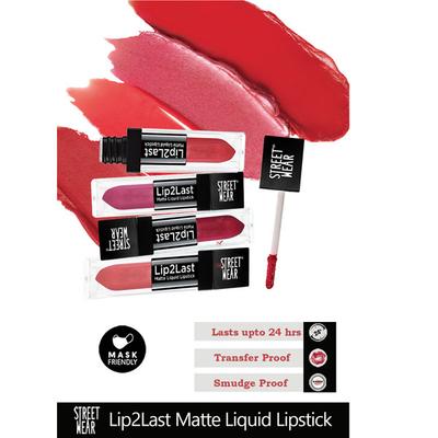 Street Wear Lip2Last Matte Liquid Lipstick - Vacay Red 5 ml - Liquid Lipsticks