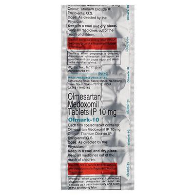 Olmark 10mg Tablet 10'S - Hypertension-Ang