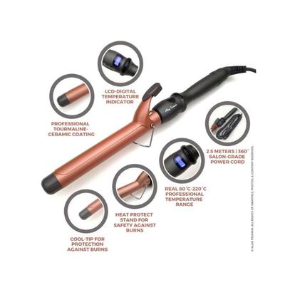 Alan Truman Gold Ceramic Curler - 22 mm - Rollers & Curlers