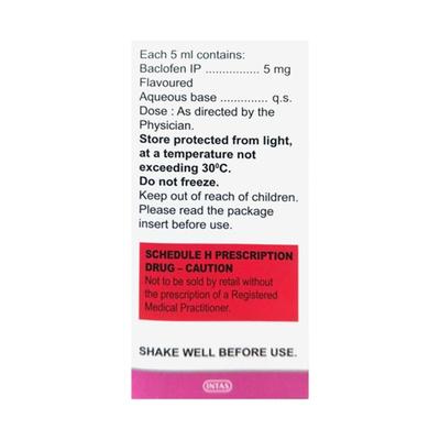 BACLOF LIQUID STRAWBERRY FLAVOUR Solution 200ml - Muscle Cramps/Spasticity-Mus