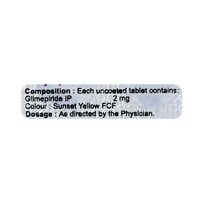 AJAPRIDE 2mg Tablet 10's - Diabetes-Ant