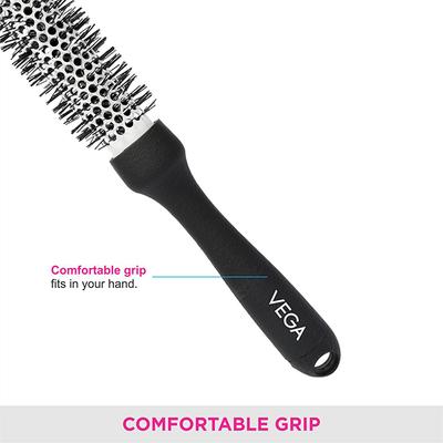 Vega Hot Curl Brush (Small) (H2 - Prs) Color - Black 1's - Hair Brushes