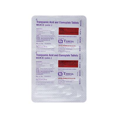 MCK E Tablet 10's - Blood Clot-Ant
