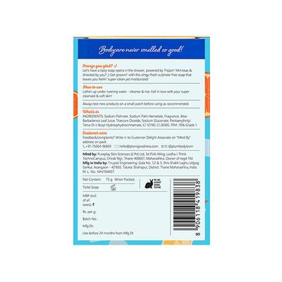 Plum Bodylovin' Trippin' Mimosas Bathing Soap All Skin Types Citrusy Fragrance 75 gm - Soaps