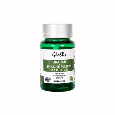 Globus Naturals Brahmi & Shankhpushpi Memory Booster Capsules 1's - Multi-Vitamins