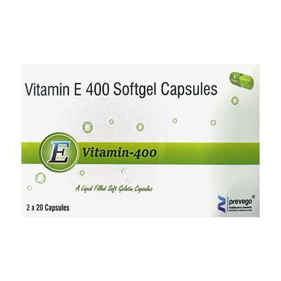 E VITAMIN 400 Capsule 20's - Supplements-Vit