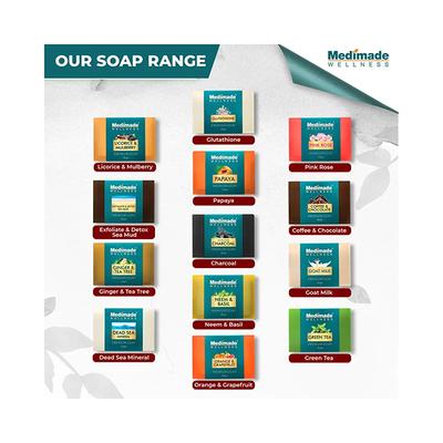 Medimade Activated Charcoal Premium Soap (Pack of 3) 1's - Soaps