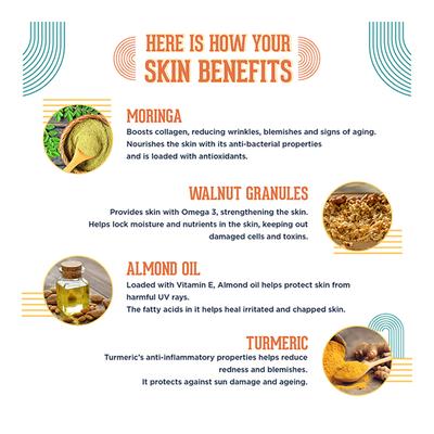 Beardhood Tan Removal Face Scrub 100 gm - Face Scrubs