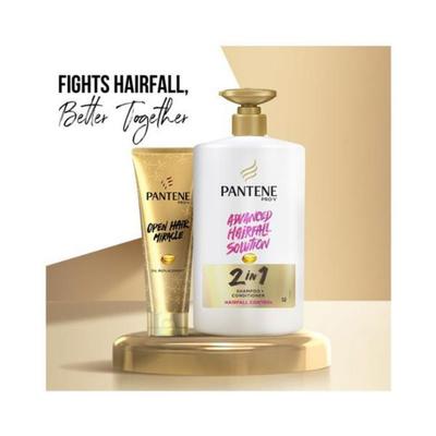 Pantene Pro-V Advanced Hairfall Solution, 2In1 Hairfall Control Shampoo & Conditioner 1000ml - Shampoos