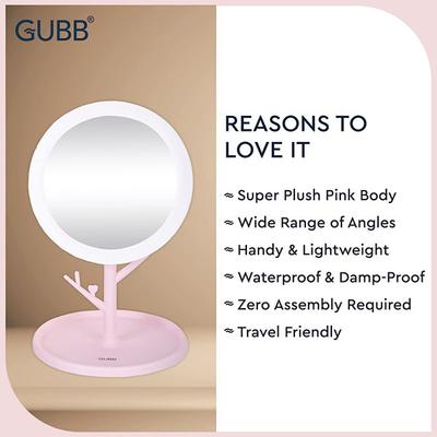 Gubb 360 Degree Vanity Mirror 150 gm - Mirror