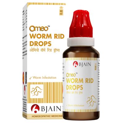 Bjain Omeo Worm Rid Drops 30 ml - Homeopathic Drops