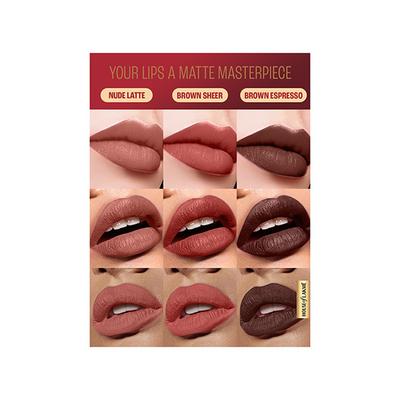 Lakme Liquid Lipstick Trio- Brownie Bite, Forever Matte, Light-Weight 3's - Liquid Lipsticks