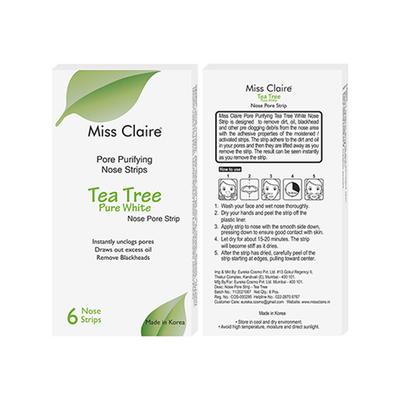 Miss Claire Tea Tree Pure White Nose Strip 6's - Others