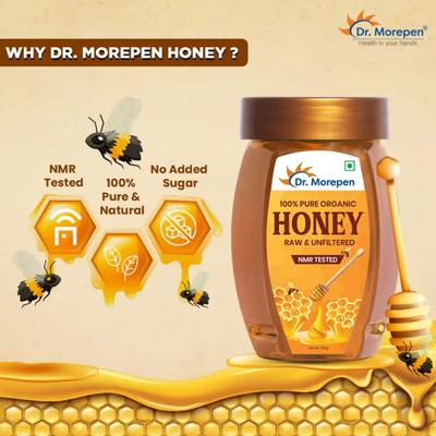 Dr. Morepen Honey Natural & Pure 250 gm - Honey