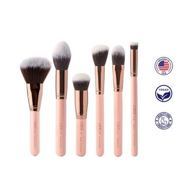 Luxie Face Essential Brush Set - Rose Gold 1's - Face Brush