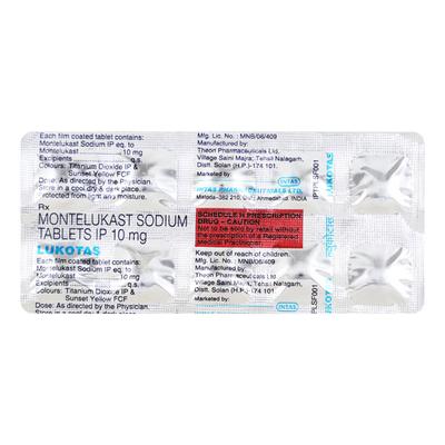 Lukotas Tablet 10'S - Allergies-Ant