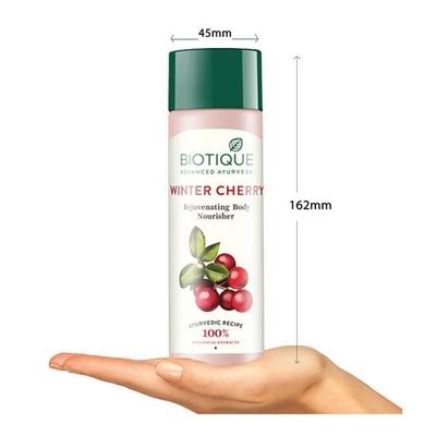 Biotique Winter Cherry Rejuvenating Body Nourisher 190 ml - Lotions & Creams