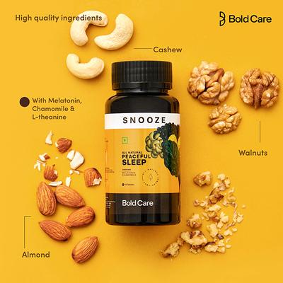 Bold Care Bliss Combo Pack (Snooze Peaceful Sleep Tablet 60's + Spark Immunity Booster Tablet 60's) - Vital Health
