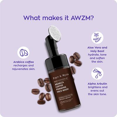 Zayn & Myza Arabica Coffee Foaming Face Wash 100 ml - Scrubs & Exfoliants