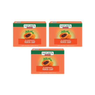 Nature's Essence De-Pigmentation Papaya Soap For Bath 3's - Soaps