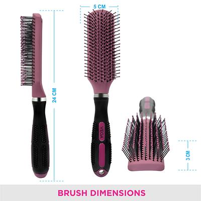 Vega Flat Brush (E6 - FB) 136 gm - Hair Brushes