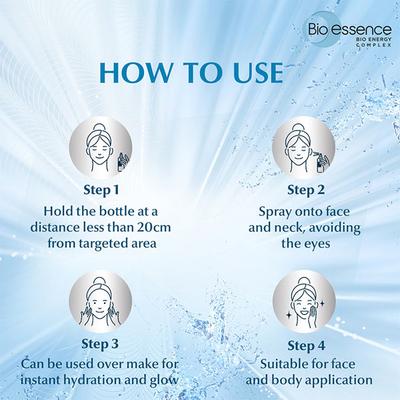 Bio-Essence Bio-Water Energizing Water Setting Spray 300 ml - Setting Spray