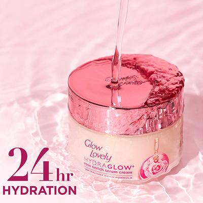 Glow & Lovely Hydraglow Rose Enrich Serum Cream 25 gm - Lotions & Creams