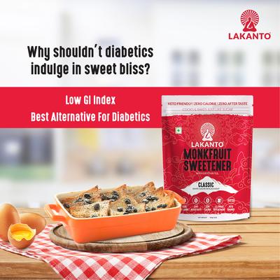 Lakanto Monkfruit Sweetener (Combo Pack Of Classic 2X (30's X 2.5 g) + Classic 454 g) 1's - Sugar Substitute