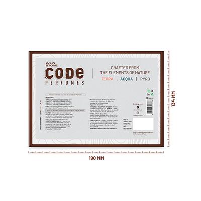 Wild Stone Code Premium Perfume for Men, 20ml each 3's - Men Perfumes (Edt/Edp)