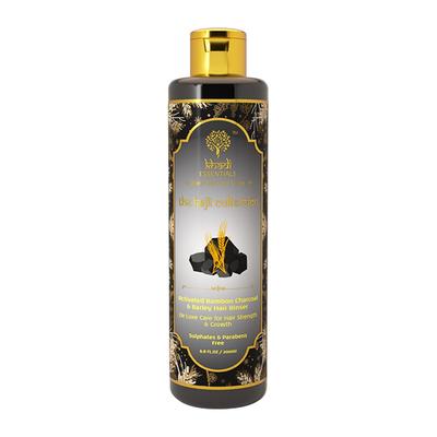 Khadi Essentials The Kajli Collection Hair Rinser - Activated Bamboo Charcoal & Barley 200 ml - Shampoos